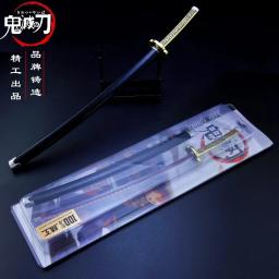 Real Katana Demon Slayer Espadas, Metal Simulação, Kimetsu No Yaiba Anime, Manga Brinquedos, Espadas, Decoração de quarto - Image 5