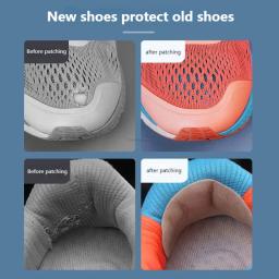 Calçados esportivos patche protetor de calcanhar tênis reparação adesivos sapatos malha desgastado buracos sapatos remendos de reparação sapatos calcanhar anti-wear almofadas - Image 5