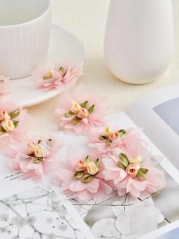 Lace Flowers Ribbon, Vestuário Bolsas e Outros Itens, Decoração Suprimentos - Image 5