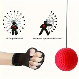 Cabeça-Mounted PU Boxe Punch Ball, bola de velocidade, mão Eye Reaction, ginásio Sandbag, Muay Thai, Equipamentos de Fitness, MMA Sanda Formação - Image 5