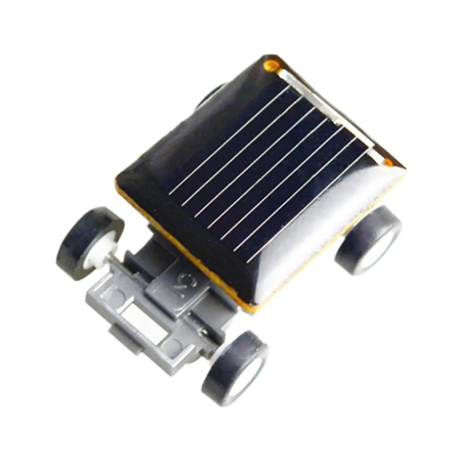 Mini modelo de veículo de plástico multifuncional, dispositivo portátil de energia solar, carro de brinquedo para adultos e crianças, treinamento de aprendizagem, 1 unidade - Image 1