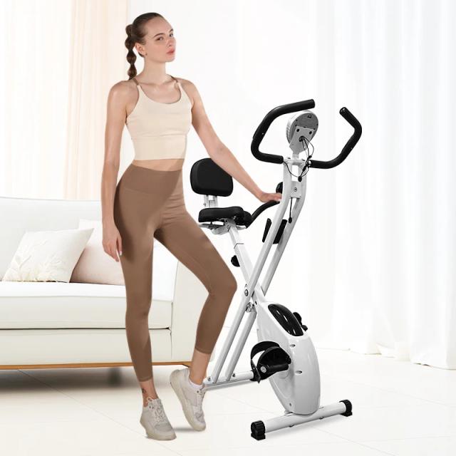Máquina de Exercício Dobrável Mini Bicicleta de Ciclo para Treino em Casa