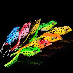 Artificial sapo macio iscas de pesca, realista para água doce e água salgada, 5g, 4,3 centímetros - Image 2