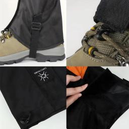 1 par de polainas impermeáveis para caminhadas, respiráveis, deserto, escalada de montanha, caminhadas, caça, caminhada, esqui para homens e mulheres - Image 3