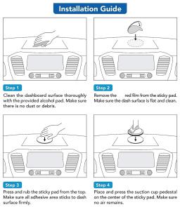 Car Dash Dashboard Adhesive Sticky para Ventosa, Suporte do telefone móvel, Mount GPS Suportes, Disk Pad, Anti-Slip Mat, 80mm - Image 6