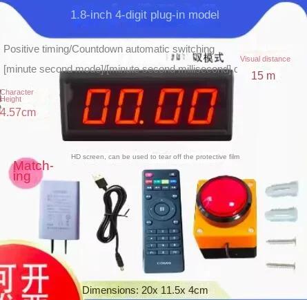 Temporizador multifuncional para treinamento de competição, cronômetro, contador de fala, contagem regressiva, temporizador de atividade - Image 1