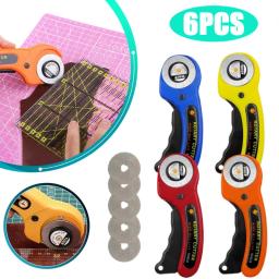 Acessórios rotativos para máquinas de corte, ferramentas de corte de couro, tecido artesanal, lâmina de serra circular, DIY Flat-Breath Seam, 45mm - Image 1