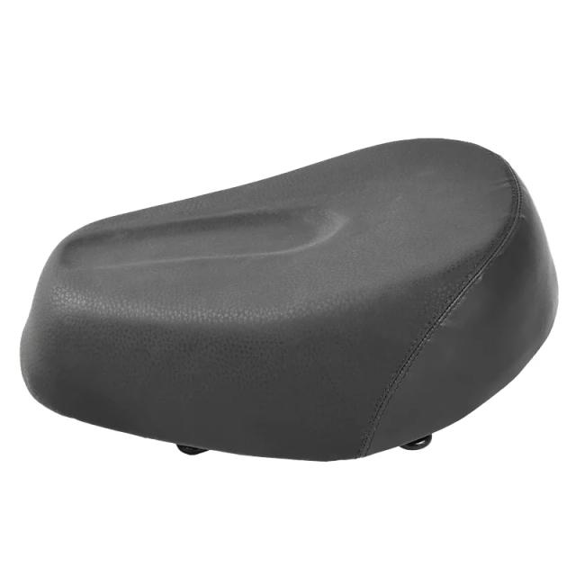 Assento de bicicleta elétrica com design ampliado, assento macio de mountain bike de quatro molas, assento de bicicleta, componentes impermeáveis e duráveis