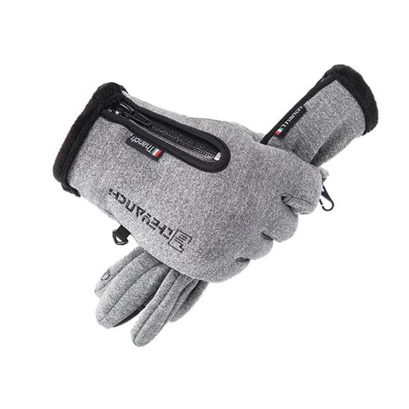 Luvas térmicas impermeáveis do tela táctil, Windproof, morno, tempo frio, corrida, esportes, caminhando, esqui, inverno - Image 1