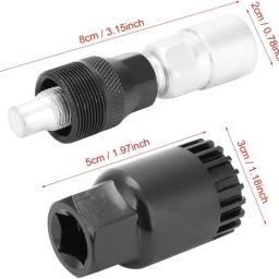 Bike Crank Remover Tool Set, Inclui Remoção Bottom Bracket, Repair Kit, Ferramentas de Manutenção, Premium Crank Extractor, Acessórios - Image 2