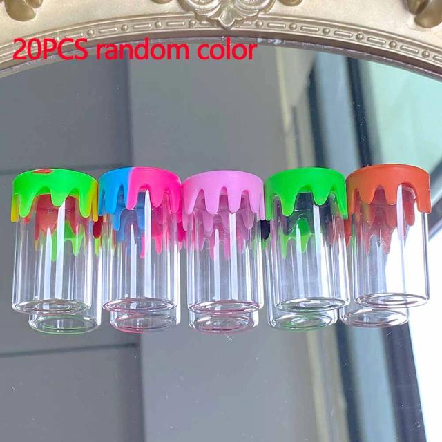 Conjunto de 20 Frascos de Armazenamento em Vidro para Glitter, Óleo e Batom com Logotipo Personalizado