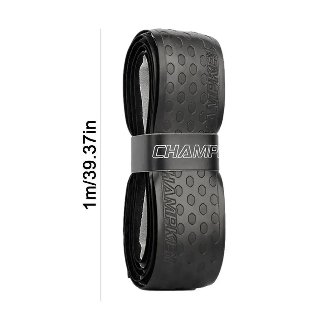 Fita antiderrapante Sweatband Baseball, Sensação seca, Listras PU, Resistente ao desgaste, Punho de raquete de tênis, Fita esportiva - Image 1