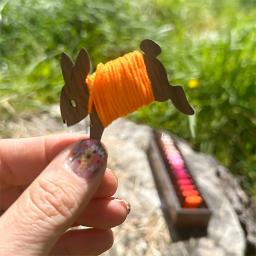Bobinas de madeira animais criativos Carretéis de linha vazios para fio fio fio fitas carretel, acessórios de costura, ferramentas para artesanato de madeira DIY - Image 4