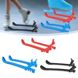 2 pçs patins de gelo guardas patins proteger guarda fivela ajustável acessório macio - Image 3
