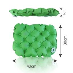 Almofada de assento inflável ao ar livre acampamento piquenique esteira almofada leve dobrável tpu assento de ar à prova dwaterproof água para caminhadas mochila - Image 4