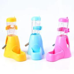 Alimentador Automático de Água para Pequenos Animais, Tigelas de Garrafa, Prato com Recipiente de Alimento, Distribuidor Automático, Brinquedos de Hamster, Rato, Cobaia - Image 3
