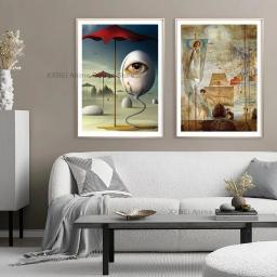 Salvador dali série surrealismo, cartaz abstrato, etiqueta, quarto, estudo, arte da parede, pintura pendurada, alta qualidade, 1pc - Image 4