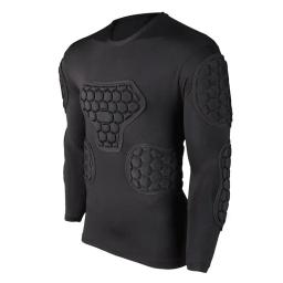 Profissional rugby futebol goleiro camisas uniforme engrossar eva esponja cotovelo joelho acolchoado camisas calças protetor - Image 2