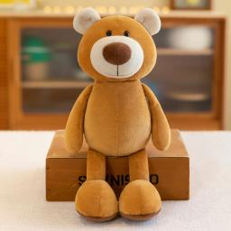 Animais de pelúcia recheados Brinquedos para crianças, bonecas macias, coelho, cachorro, urso, lobo, presente kawaii para crianças, hobbie - Image 4