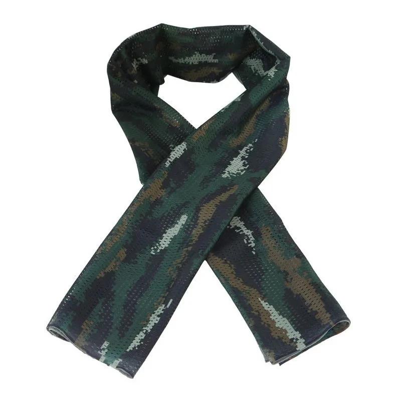 Cachecol de camuflagem esporte ao ar livre para homens e mulheres, máscara, pescoço, aquecedor, sniper, airsoft, caça, caminhadas, secagem rápida, bandana - Image 1