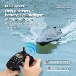 Barco rc de alta velocidade, navio de corrida 25 km/h, à prova d'água, modelo recarregável, rádio elétrico, controle remoto, lancha, brinquedos para meninos, presente - Image 2