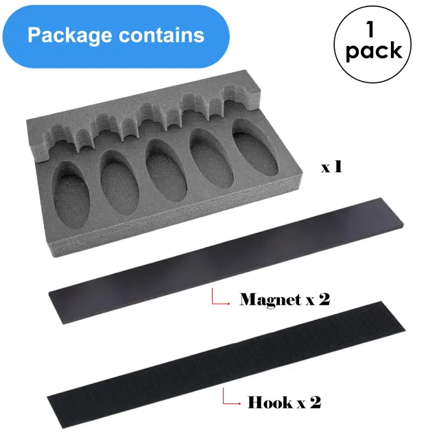 Kit de Arma de Espuma Universal para Rifle com Rack Autônomo e Tira Magnética de Armazenamento