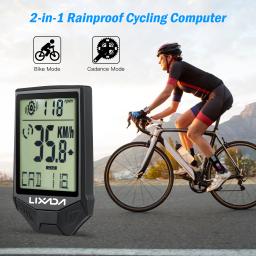 Lixada-Computador sem fio ciclismo com tela LCD, Rainproof ciclo computador com retroiluminação, Cadência multifuncional, Computador de bicicleta - Image 2