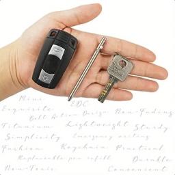 Portátil mini caneta de titânio edc gadget personalidade ao ar livre assinatura criativa caneta - Image 5