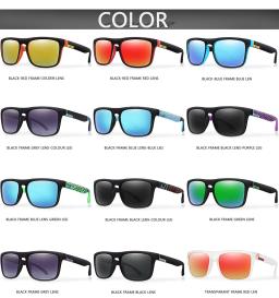 LOISRUBY-Óculos de sol de ciclismo polarizados quadrados para homens e mulheres, esportes ao ar livre, pesca, óculos de corrida, UV400 Eyewear - Image 6