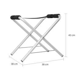 Cremalheira do armazenamento da canoa, suporte dobrável do caiaque, suporte portátil para o armazenamento interno e exterior, acessórios das canoas - Image 6