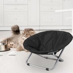 Cama Elevada Dobrável com Suporte de Metal, Berço Respirável, Hammock Durável, Impermeável, Dobrado, Sofá Confortável, Cama Elevada, Gato - Image 3