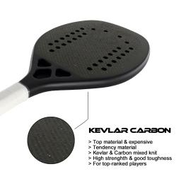 KEVLAR-Raquete De Tênis De Praia De Carbono, EVA Soft Memory Foam Core, 3K, 12K, 18K - Image 2