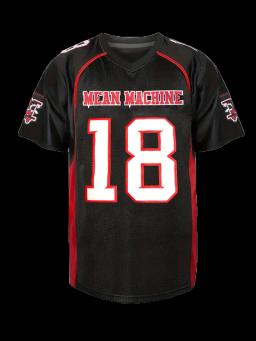 Futebol americano Jersey, MEAN MACHINE 18 CREWE Sports Jerseys, Rugby Outdoor Sportswear Catcher Jersey - Image 3