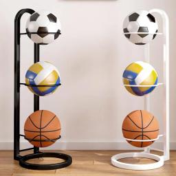 Rack De Armazenamento De Basquete Para Crianças, Cesta De Armazenamento De Futebol, Em Casa, Multi-Camada, Exibição, Interior - Image 4