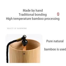 Bambu carrilhão de vento, 8 hastes tom, instrumentos de percussão, meditação zen, c, sou, dm, acorde, jardim, pátio - Image 4