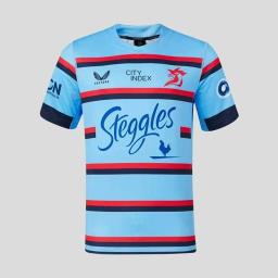 Camisas masculinas de treinamento de rugby, camisas casuais de manga comprida, roupas grandes, verão, 2024 - Image 1
