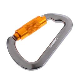 Profissional Mosquetão Gancho Keychain, Mosquetão, Auto Twist, Auto Locking, Anel D, Escalada, Ferramenta Esporte ao ar livre, 25KN, 6720 lb - Image 5