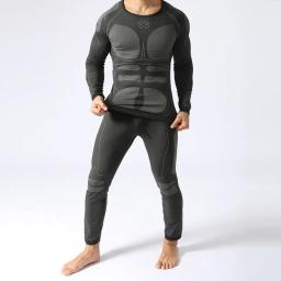 Coleção AliExpress Ternos térmicos para homens, compressão Sportswear, secagem rápida, roupas respiráveis, Fitness Running Fatos de treino, ciclismo ao ar livre, esporte - Image 6
