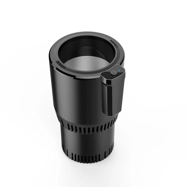 Copo de resfriamento de carro portátil usb para café leite bebidas refrigerador de bebidas elétrico para exibição de temperatura de viagem para carros 12v-24v