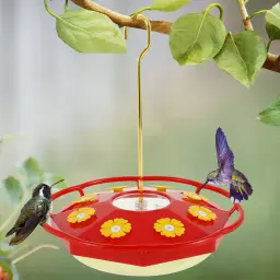 Pendurado Alimentador De Beija-flor, Formiga E Abelha Prova, Forma De Flor, Alimentador De Jardim Ao Ar Livre, 8 Alimentação - Image 1