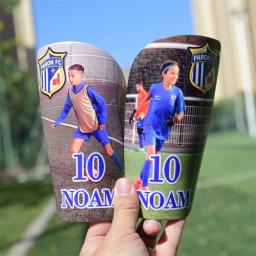 Caneleiras esportivas personalizadas para adultos e crianças, guarda futebol, suporte para perna, futebol shinguard para crianças, Dropship, novo, 2022 - Image 3