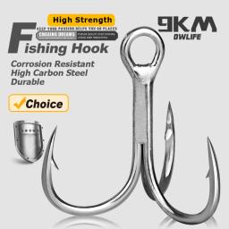 Ganchos agudos de pesca 25 ~ 100 pçs ganchos de pesca de água salgada crankbaits giradores substituição gancho de pesca iscas duras truta atum salmão - Image 1