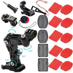 Motocicleta Kit Capacete para GoPro, Action Camera Acessórios Set, Chin Mount Bracket, Bike Chin Mount para Go Pro Hero 11, 10, 9, 8, 7 - Image 1