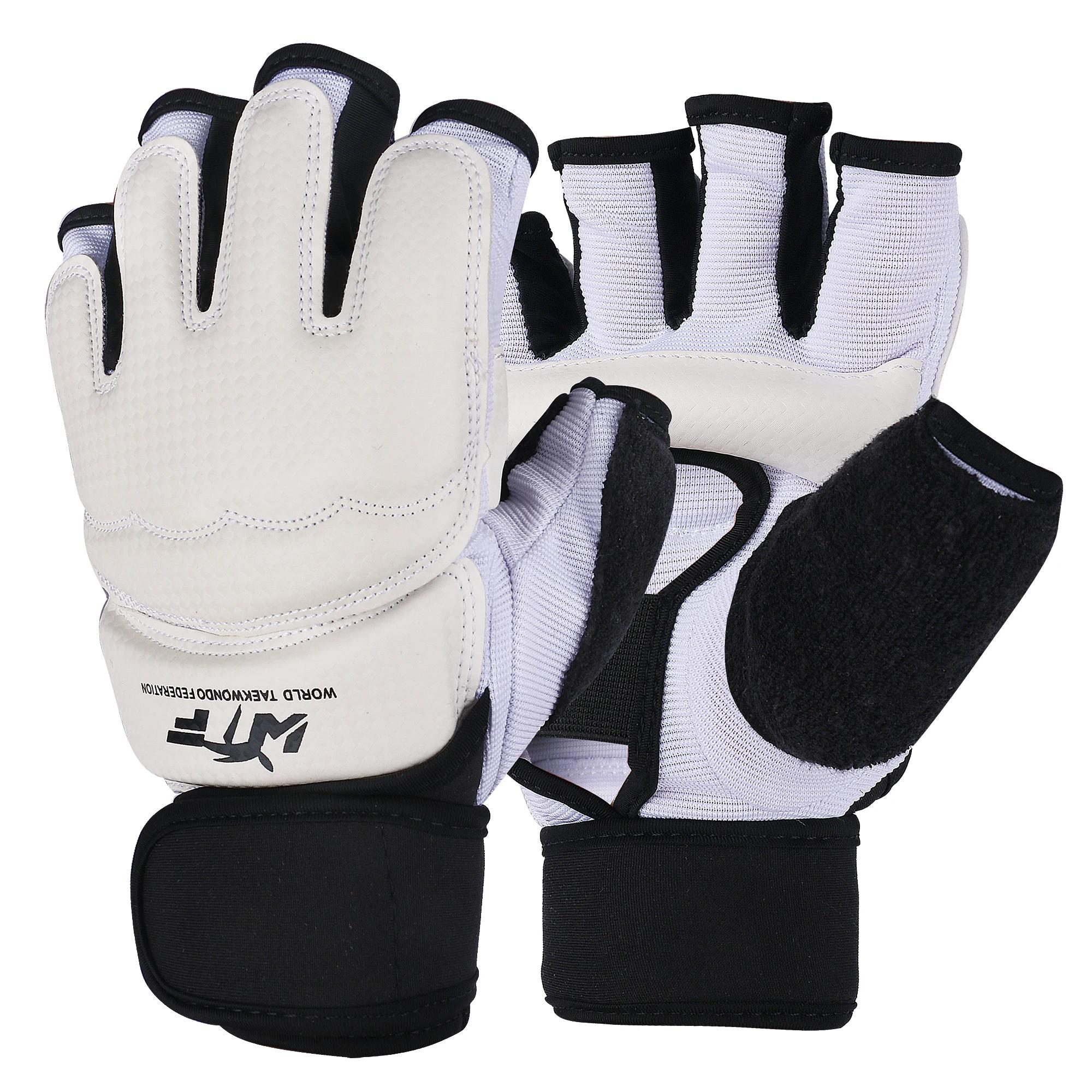 Luvas de Taekwondo de Couro PU para Adultos e Crianças, WTF Aprovado, Luva de Boxe MMA, Karatê, Artes Marciais, Protetor de Kung Fu - Image 1