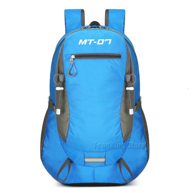 Mochila de Montanhismo 40L para Homens e Mulheres - Grande Capacidade para Esportes ao Ar Livre, Compatível com Yamaha MT-07
