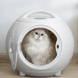 Caixa de secagem inteligente para animais de estimação, Secador totalmente automático para cães e gatos, Secador de cabelo silencioso para cães pequenos, Secador de cabelo para cães e gatos - Image 4