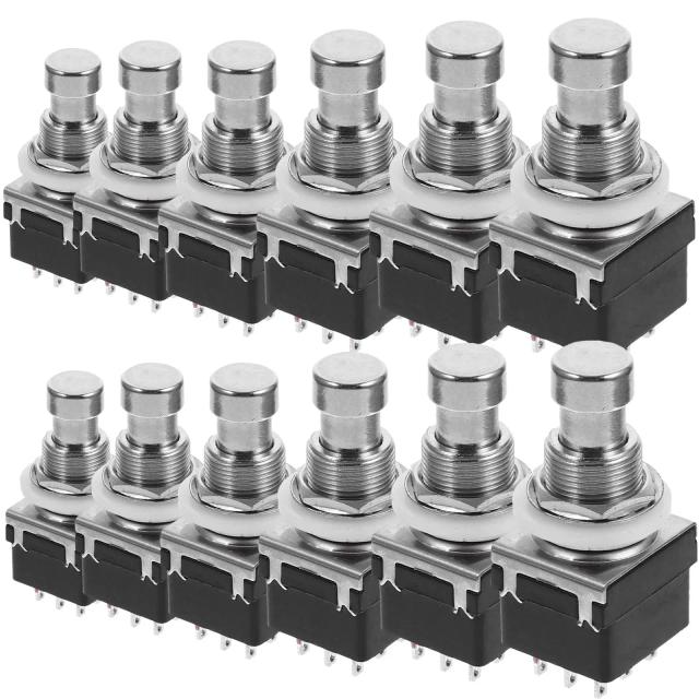 Interruptor para Guitarra com 9 Pés - Conjunto de 12 Botões 3DPT para Instrumentos Musicais