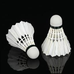 Peteca de Badminton Profissional, Pena Do Ganso Negro, Bola De Treinamento Do Esporte, 3 6 12Pcs - Image 6