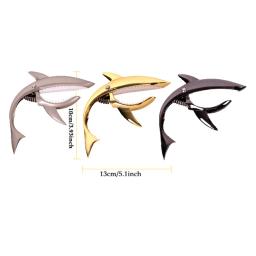 1pc tubarão guitarra capo zinco universal mudança rápida braçadeira para acessórios de instrumento musical acústico - Image 2