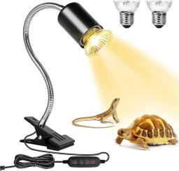 Ajustável Gooseneck Aquário Tanque Lâmpadas De Aquecimento, Lâmpada De Halogênio Incluída, Lâmpada De Calor De Réptil, Tartaruga Lizard Snake Terrarium, 50W - Image 2